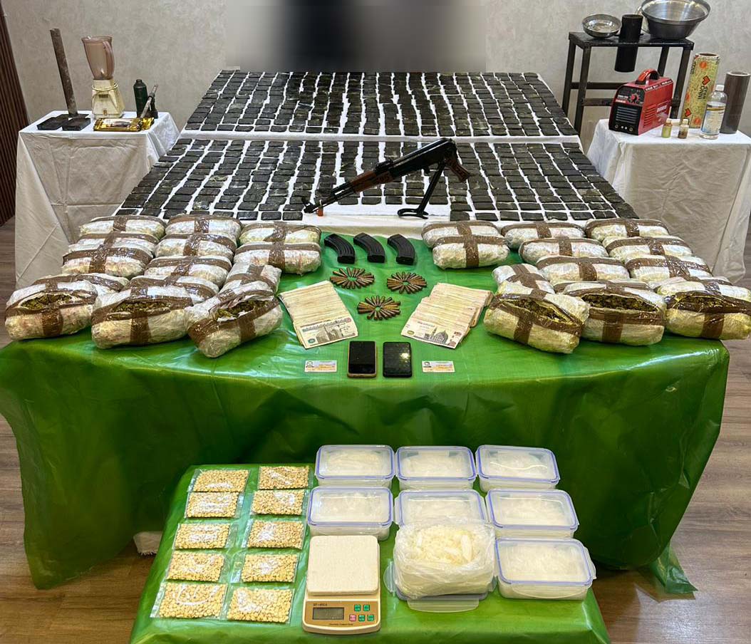 ضبط مصنع لتصنيع  مخدر الشابو والحشيش فى الاسماعيلية بـ 7 ملايين جنيه 