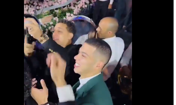 حضور إمام عاشور لزفاف ملكة جمال مصر، فيتو