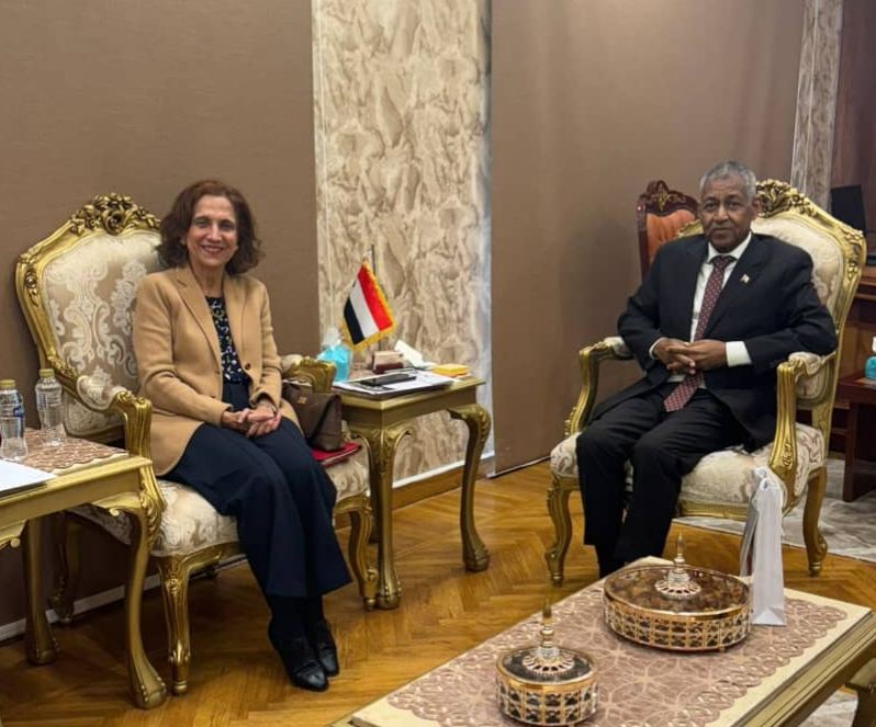 سفيرة كولومبيا والسفير السوداني لدى مصر، فيتو