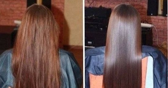 لمعان الشعر