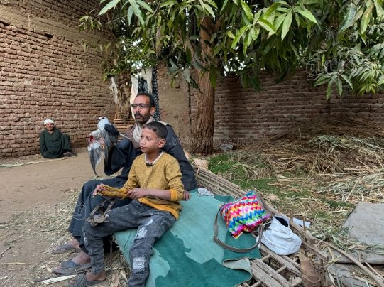 طفل أبهر الصعيد في اصطاد الصقور والذئاب بـنبلة وشرك الحديدي (14)