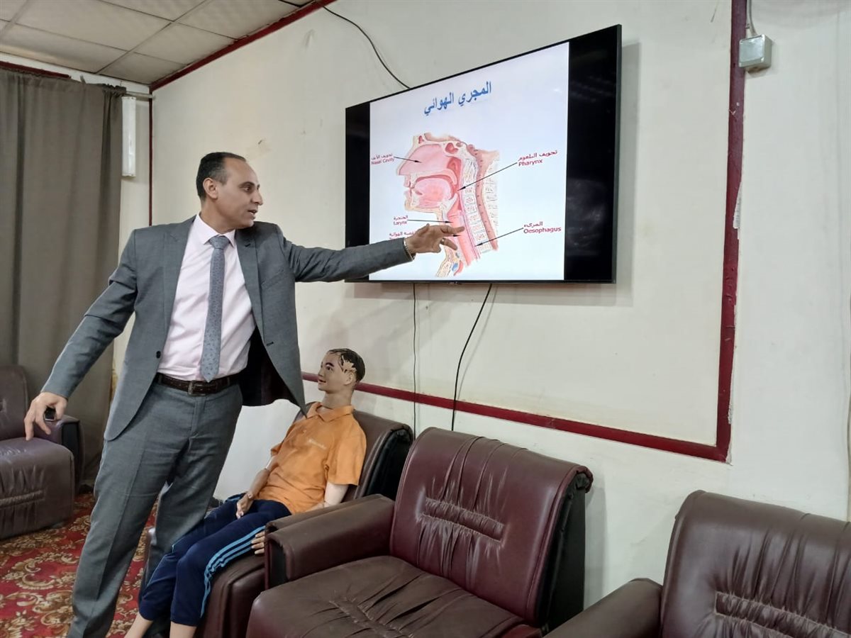 دورة تدريبة عن الاسعتفات الاولية للرياضيين -فيتو