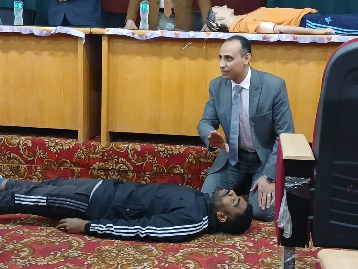 دورة تدريبة عن الاسعتفات الاولية للرياضيين -فيتو