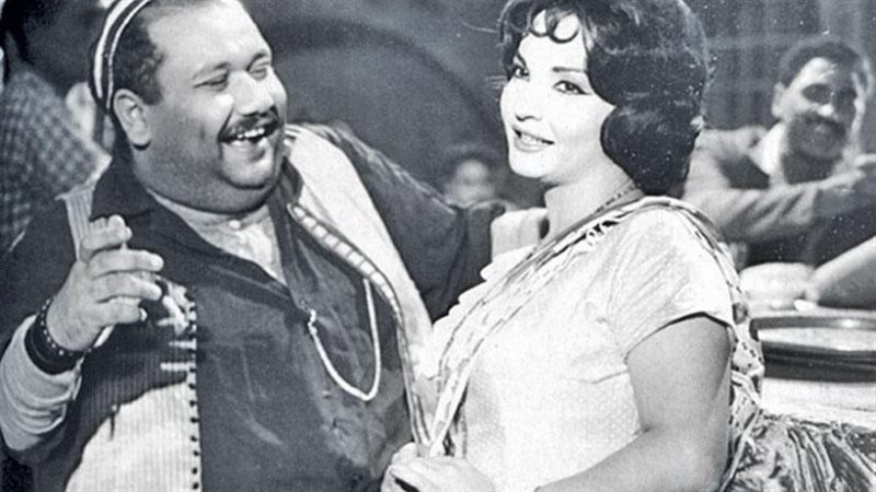 صلاح جاهين وشادية فى فيلم اللص والكلاب