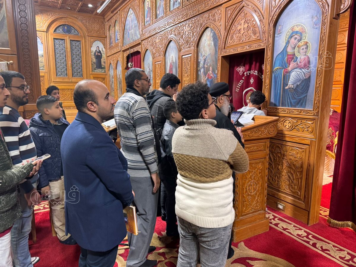 قداس رأس السنة بكنيسة الأنبا بيشوي ببورسعيد، فيتو