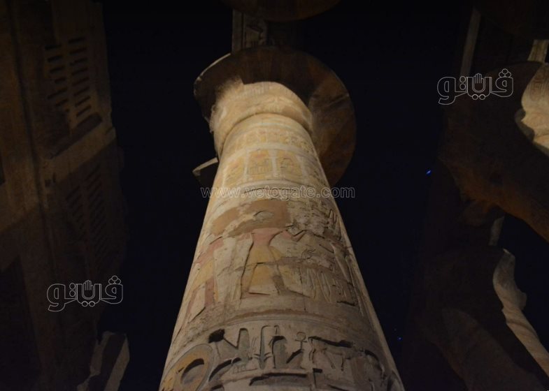  عروض الصوت والضوء تبهر الزائرين في معبد الكرنك (6)