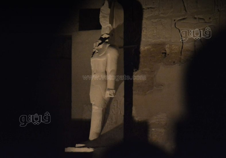  عروض الصوت والضوء تبهر الزائرين في معبد الكرنك (18)