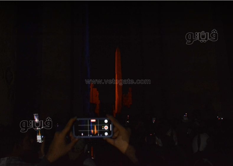  عروض الصوت والضوء تبهر الزائرين في معبد الكرنك (8)