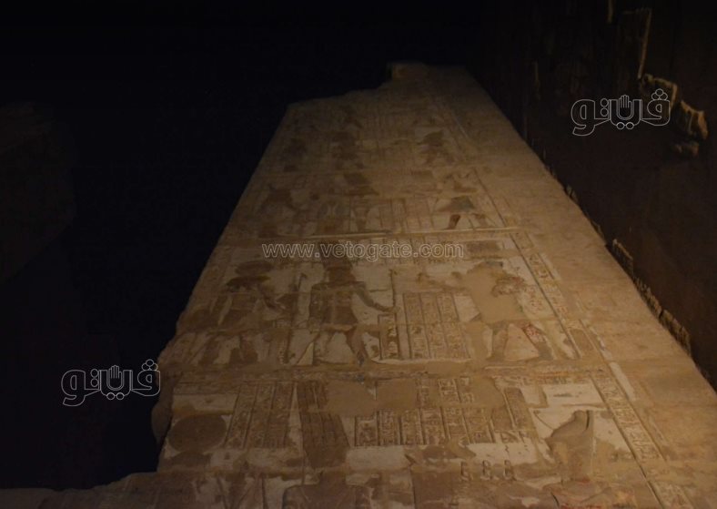  عروض الصوت والضوء تبهر الزائرين في معبد الكرنك (11)