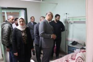 محافظ القليوبية يتابع مصابي انفجار خط غاز الخانكة،فيتو