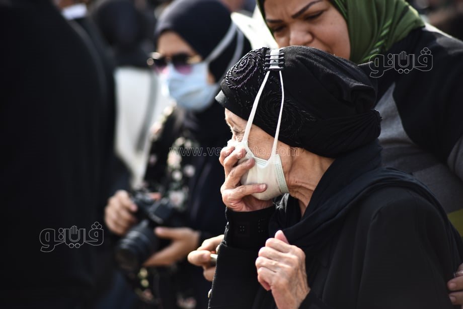 وصول أشرف زكي وأحمد بدير ورجاء حسين إلى جنازة سهير البابلي (1)