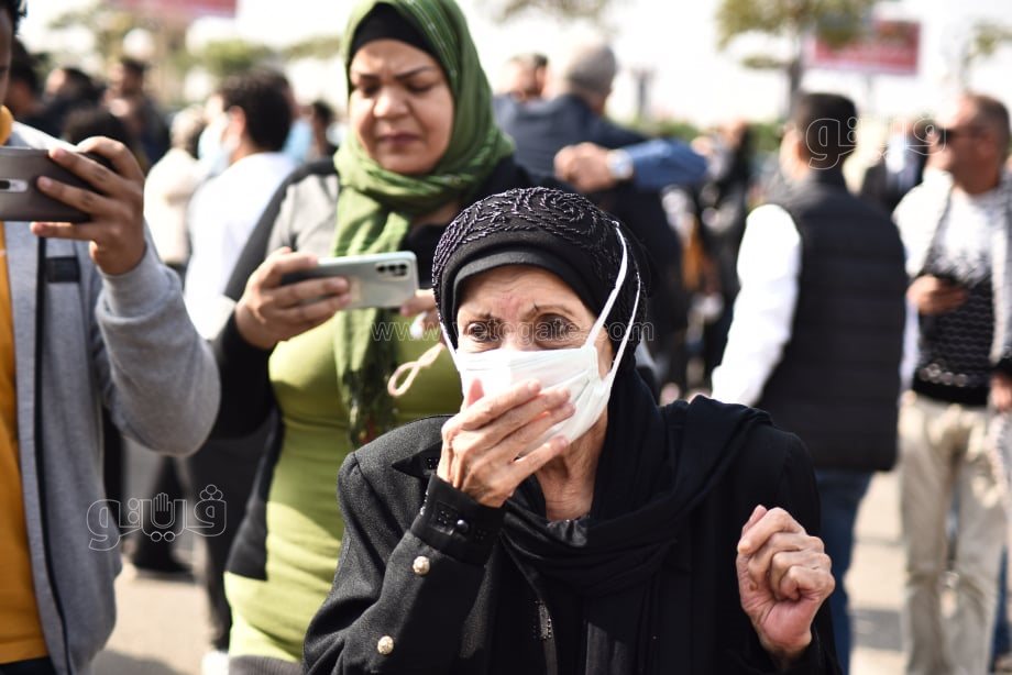 وصول أشرف زكي وأحمد بدير ورجاء حسين إلى جنازة سهير البابلي (2)