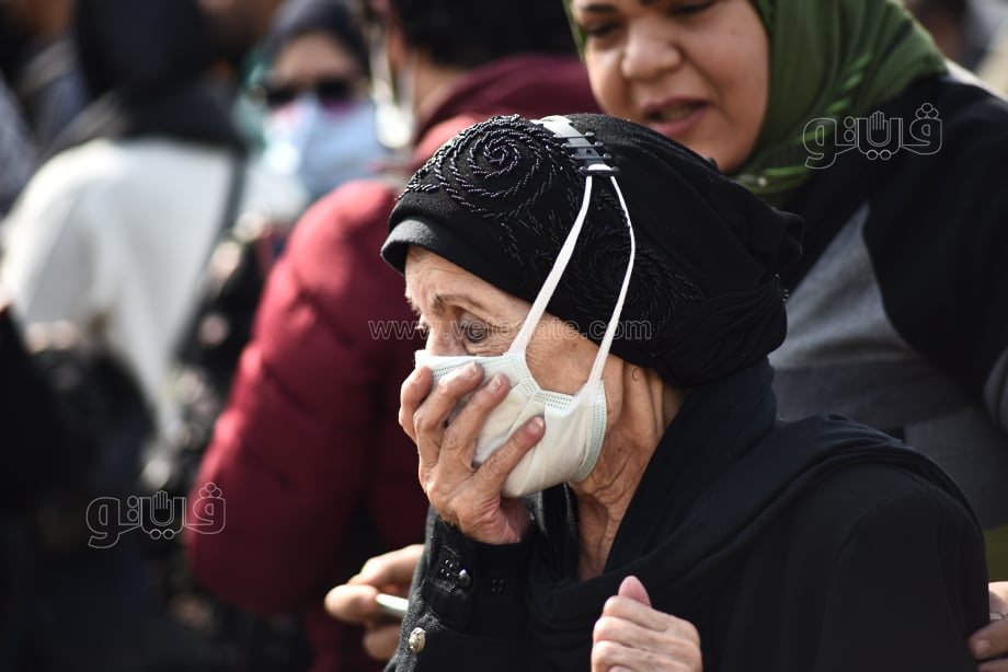 وصول أشرف زكي وأحمد بدير ورجاء حسين إلى جنازة سهير البابلي (8)