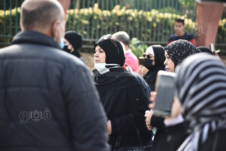 انهيار أسرة سهير البابلي بعد وصول جثمانها إلى مسجد الشرطة (6)