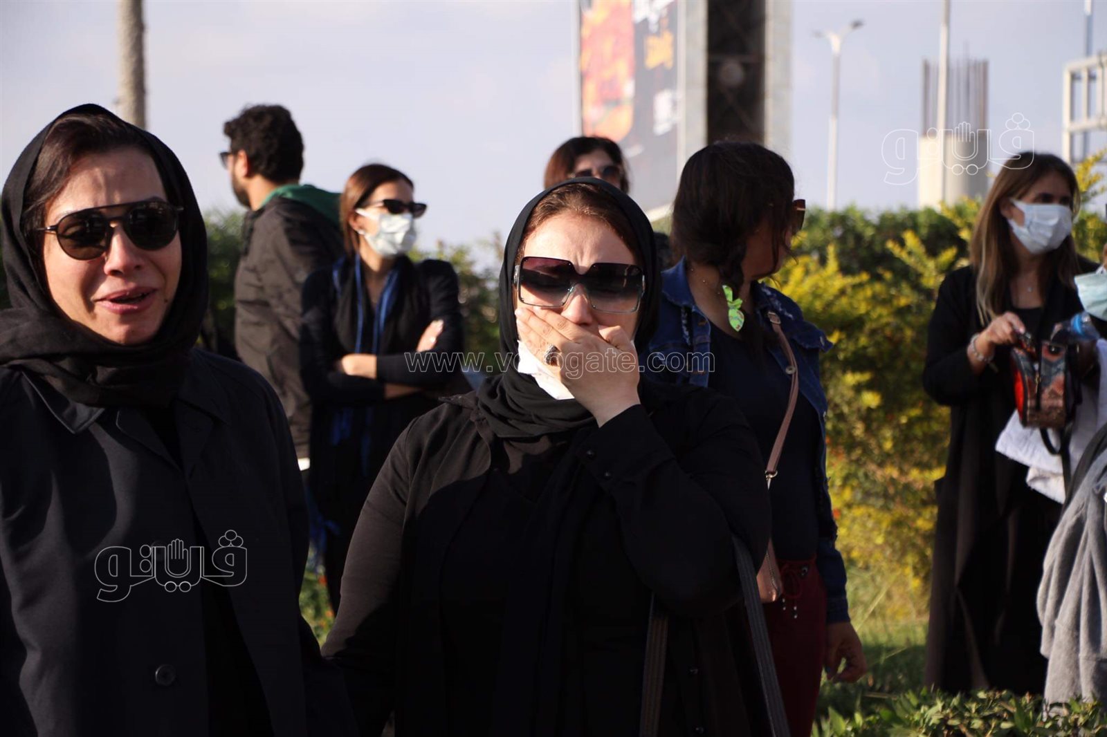 أداء صلاة الجنازة على الإعلامية أسماء مصطفى (5)