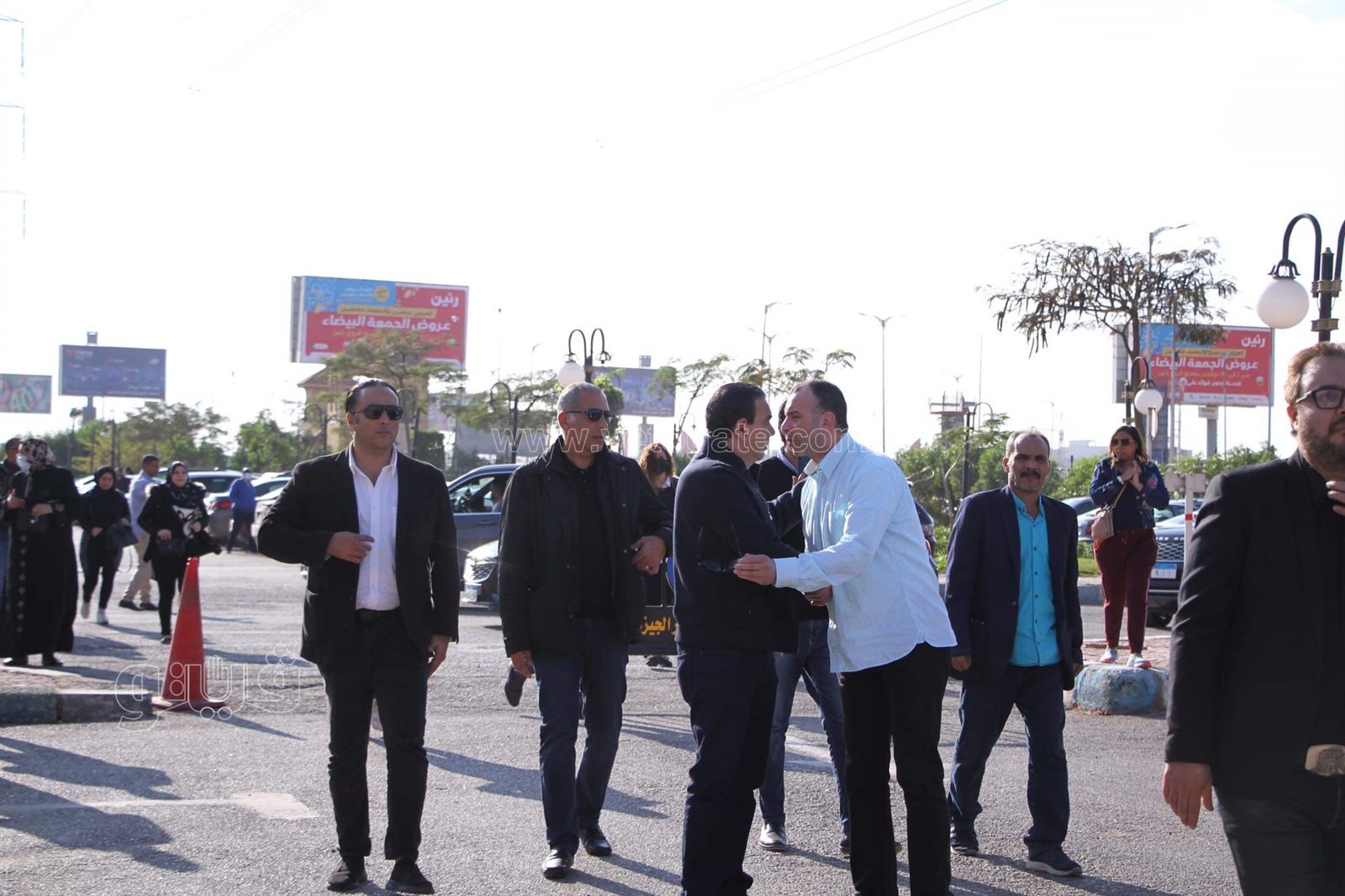 النائب أيمن أبو العلا يودع زوجته الراحلة أسماء مصطفى (1)