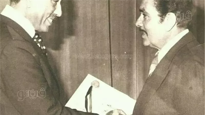 السادات يكرم ابراهيم حمودة