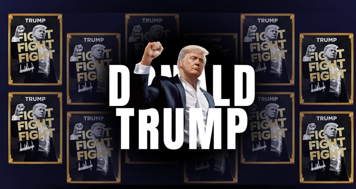 شعار دونالد ترامب المرتبط بعملته الجديده - فيتو