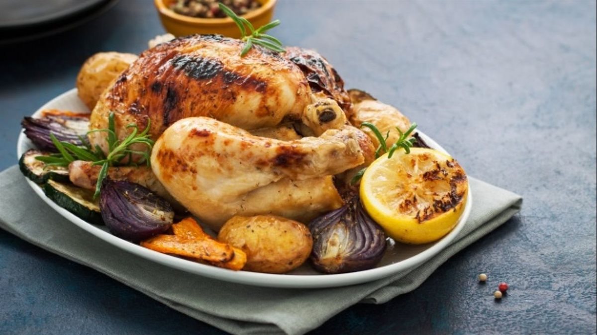 فراخ مشوية في الفرن