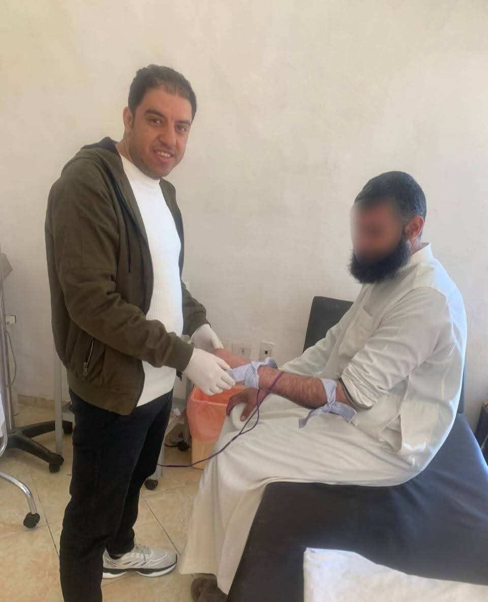 جانب من العمل بمراكز العلاج الطبيعي،فيتو