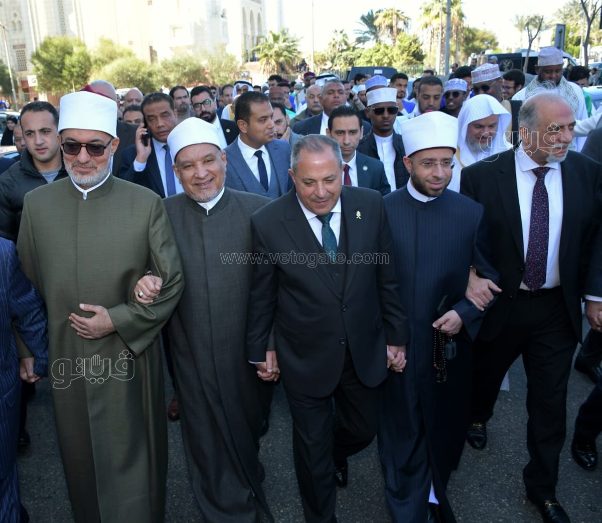 وزير الاوقاف خلال المسيره بمحافظه بورسعيد، فيتو