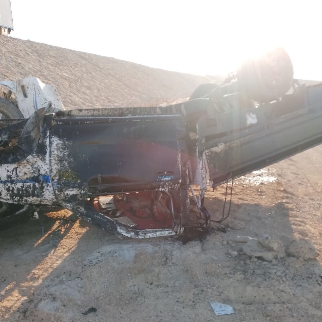 إصابة 11 شخصا إثر انقلاب سيارة ربع نقل في المنيا، فيتو