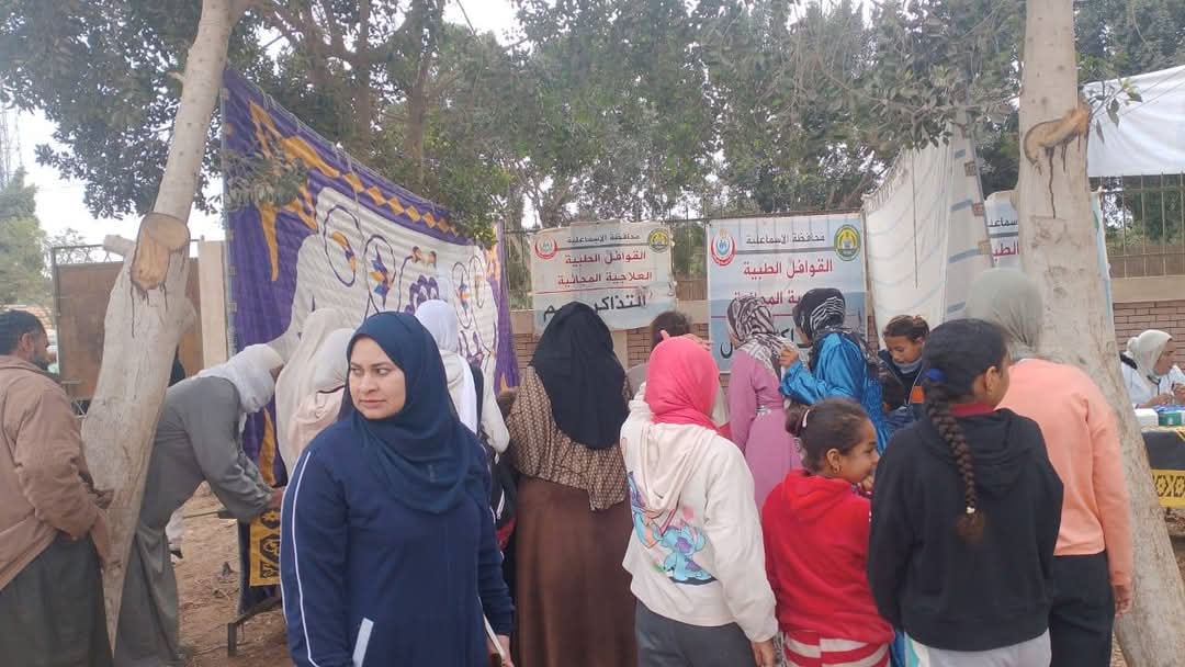 جانب من القافلة،فيتو