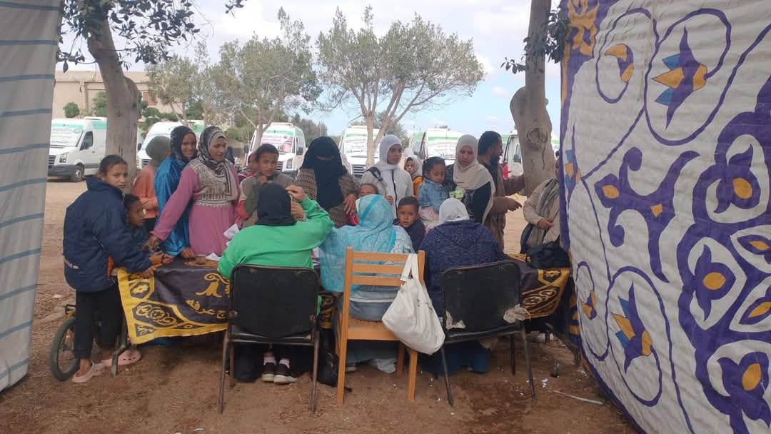 جانب من القافلة،فيتو