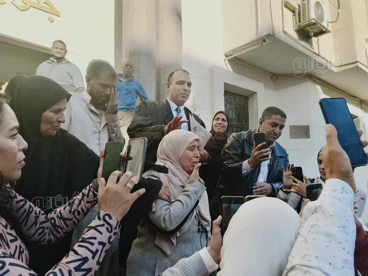 فرحة اسرة الطفلة يارا هيثم بعد تأييد حكم الإعدام،فيتو1<br> 