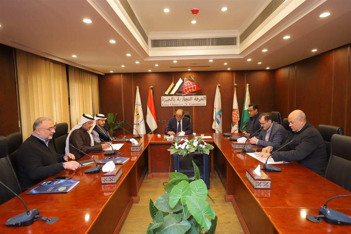 <strong>تجارية الجيزة تستقبل وفدا من غرفة الرياض التجاريه</strong>