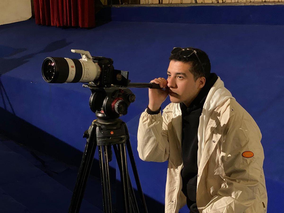 جانب من تصوير الافلام،فيتو