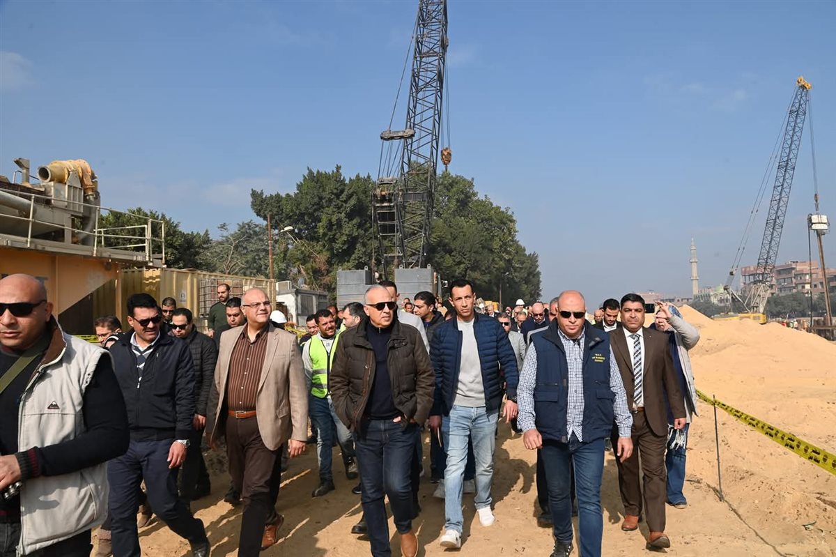 وزير الموارد المائية والري في زيارة لمحافظة القليوبية،فيتو