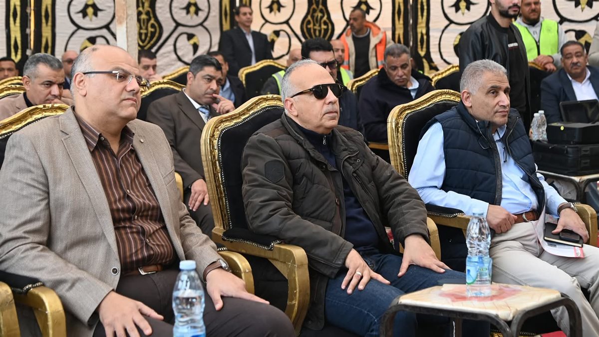 وزير الموارد المائية والري في زيارة لمحافظة القليوبية،فيتو