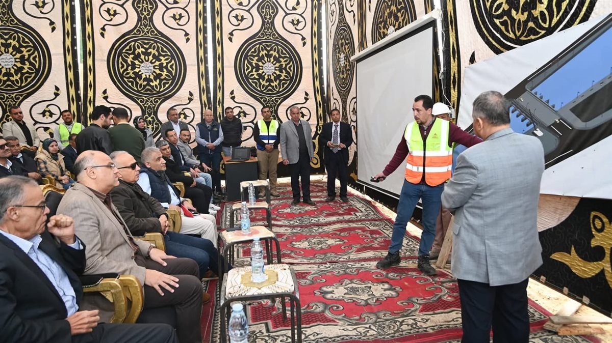 وزير الموارد المائية والري في زيارة لمحافظة القليوبية،فيتو