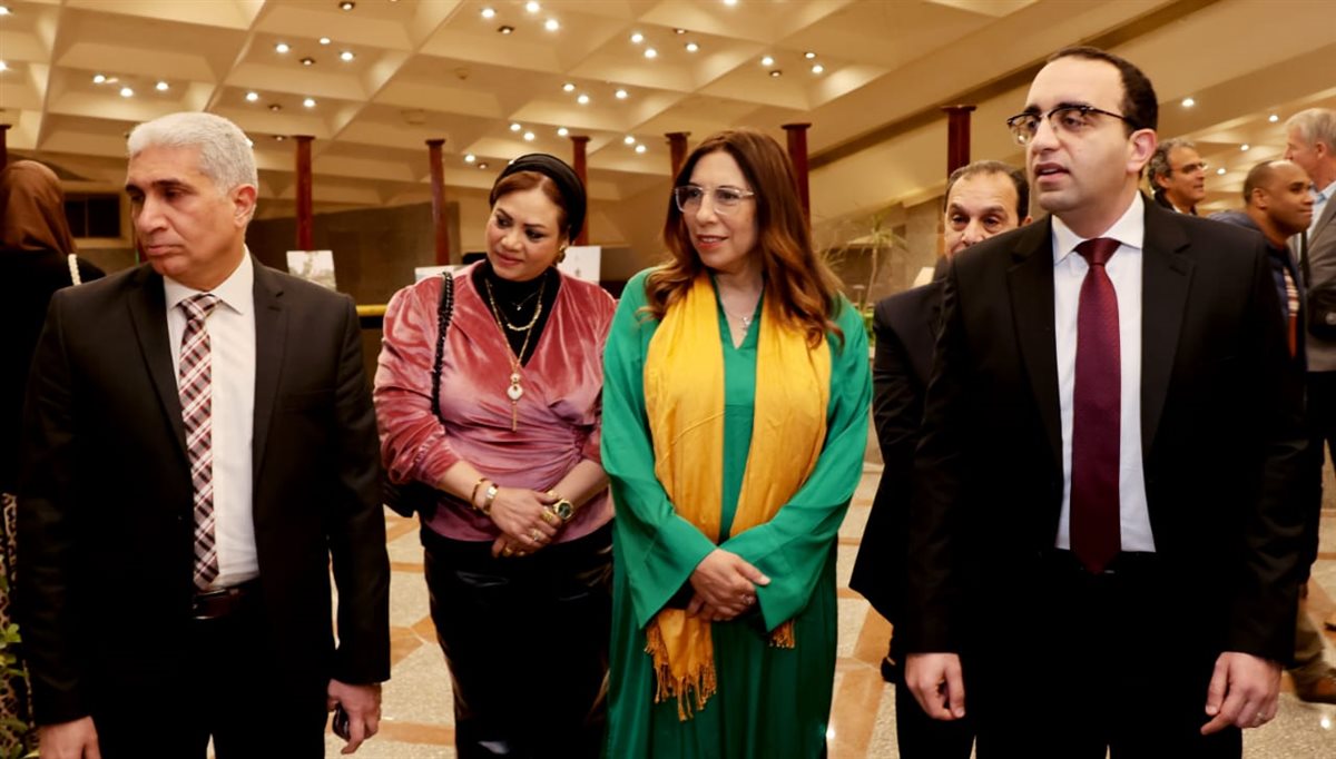 جانب من تفقد المعرض،فيتو