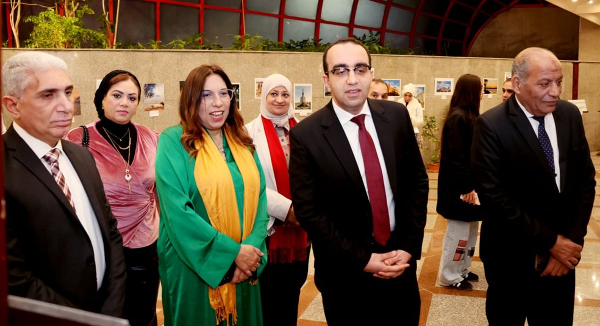 جانب من تفقد المعرض،فيتو