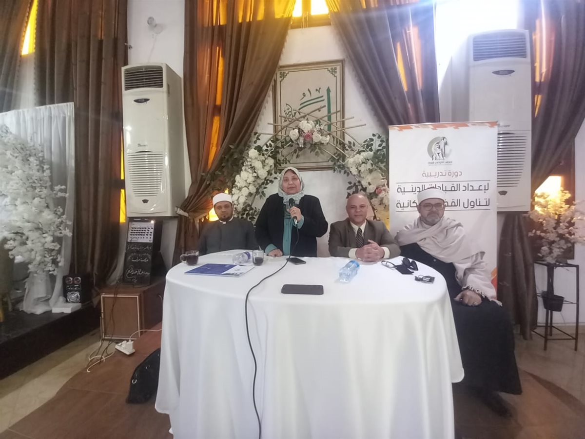 جانب من فعاليات البرنامج التدريبي، فيتو