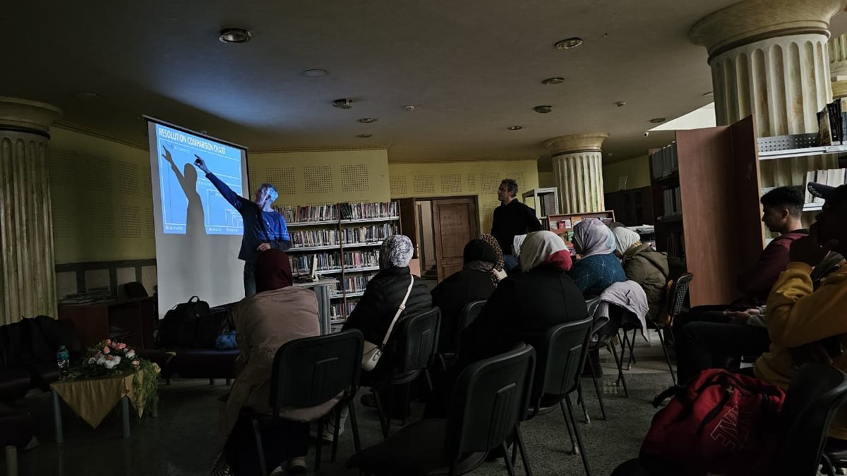 جانب من فعاليات الورشة،فيتو