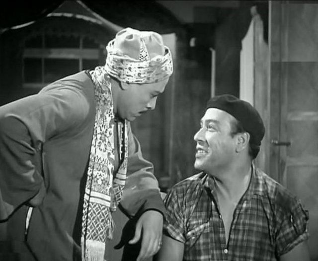 محسن سرحان مع محمود اسماعيل فى فيلم سمارة