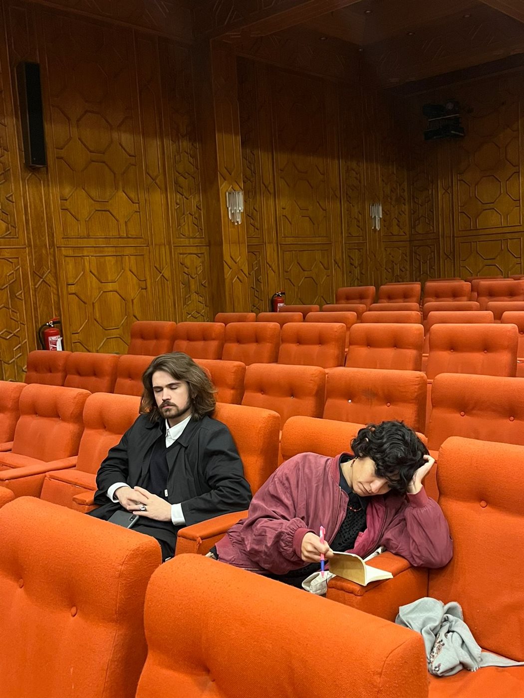 جانب من فعاليات المحاضرة،فيتو