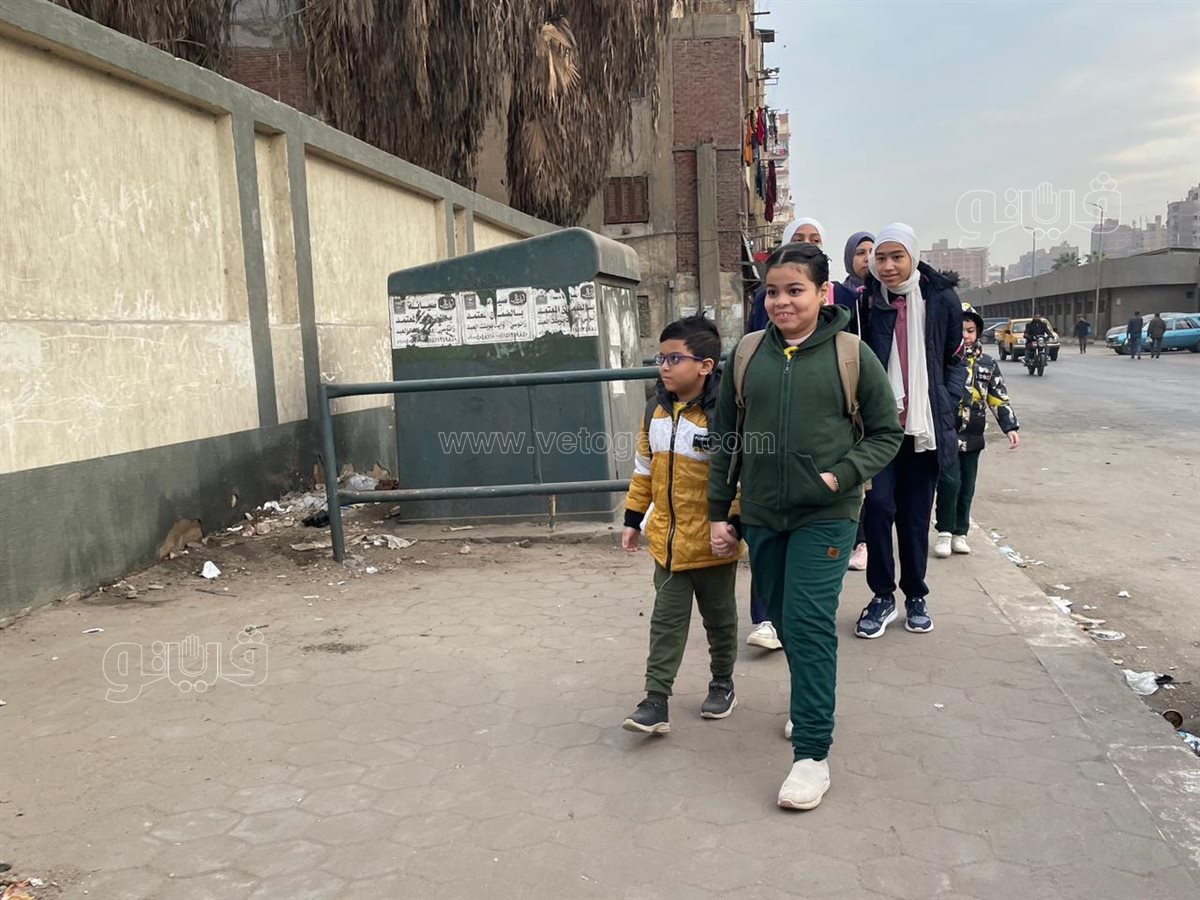 طلاب القاهرة يعودون إلى مقاعد الدراسة في الفصل الدراسي الثاني (4)