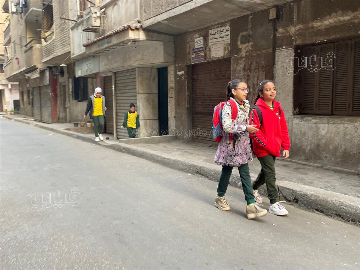 طلاب القاهرة يعودون إلى مقاعد الدراسة في الفصل الدراسي الثاني (10)