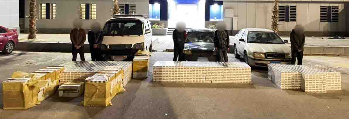 إحباط محاولة تهريب 37 ألف عبوة سجائر مجهولة المصدر ومهربة جمركيا