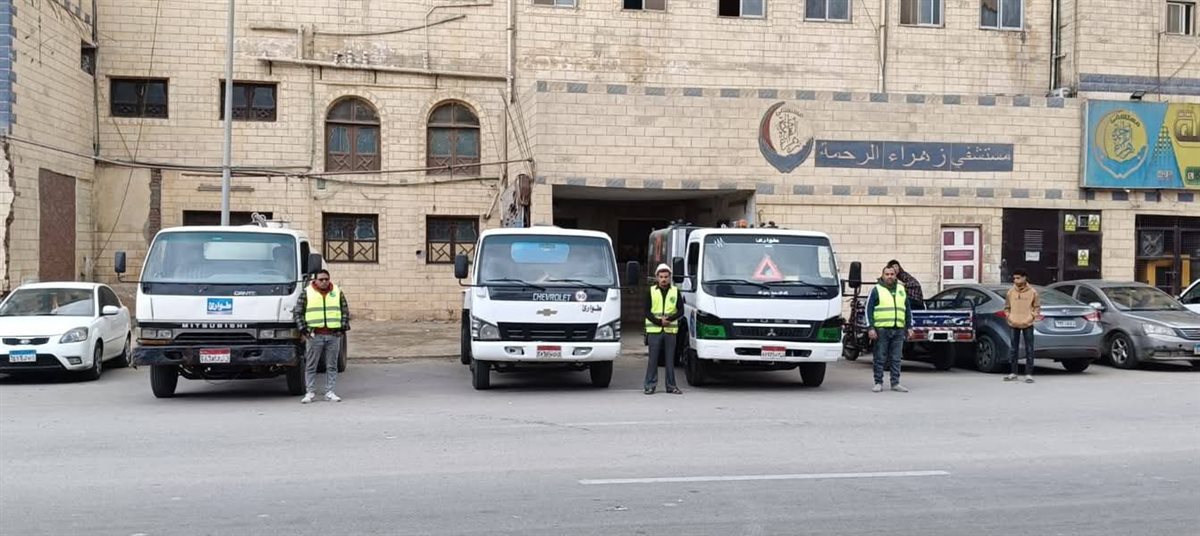 مواجهة الطقس السئ وسقوط الامطار بالقليوبية،فيتو