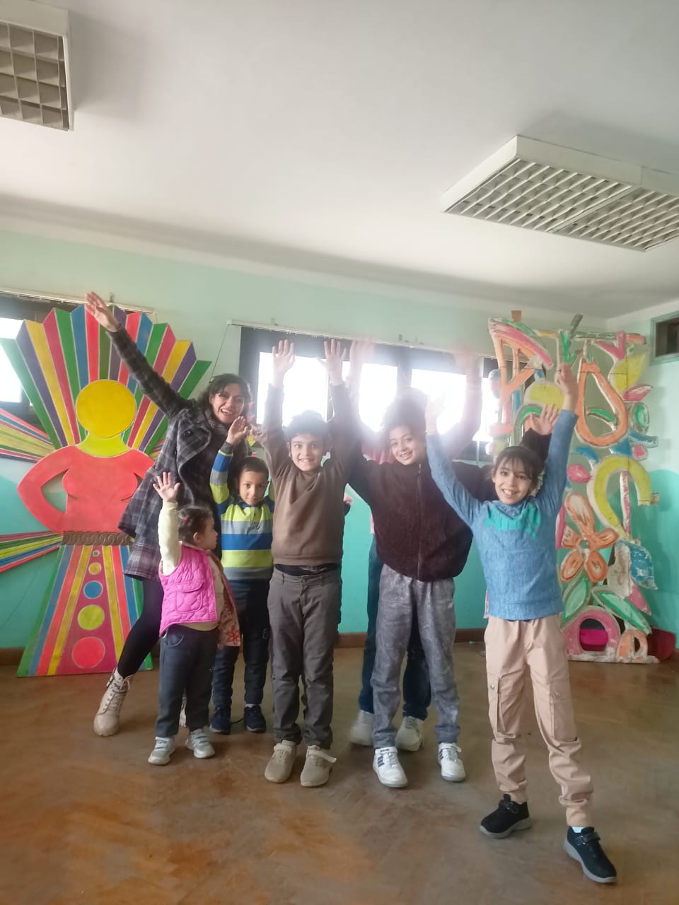 جانب من ورشة الحكي، فيتو