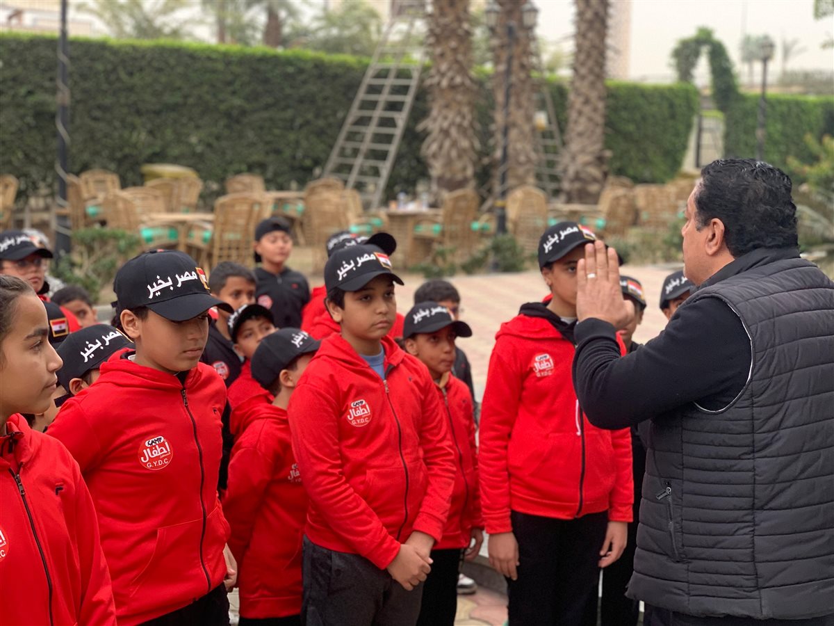 التنمية الشبابية بالجزيرة يختتم أنشطة أجازة نصف السنة بمعسكر إعداد القادة