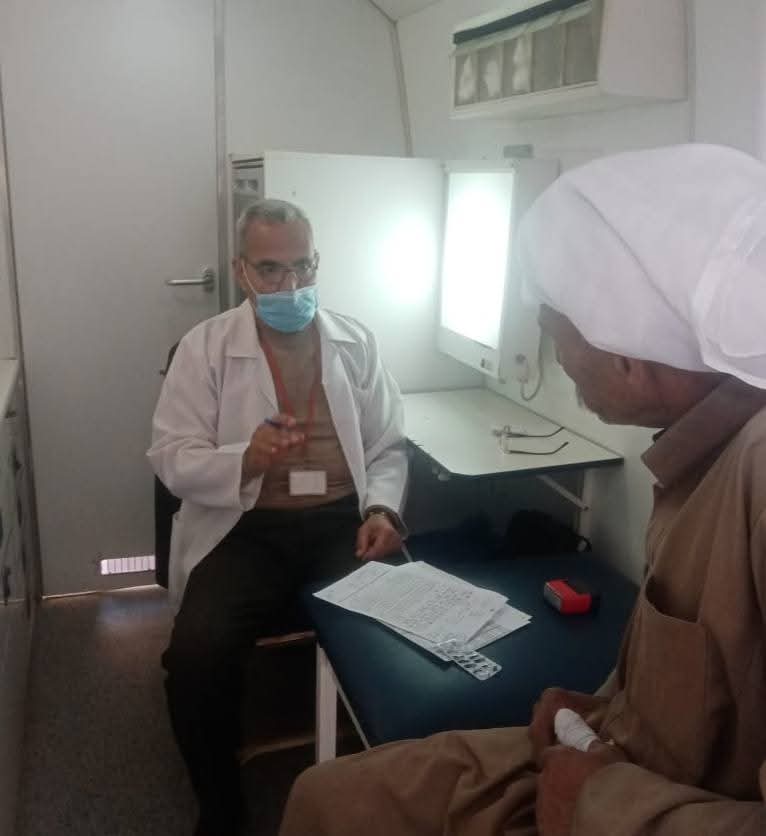 جانب من القافلة،فيتو