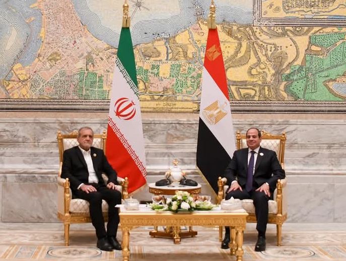 السيسي ونظيره الإيراني، فيتو