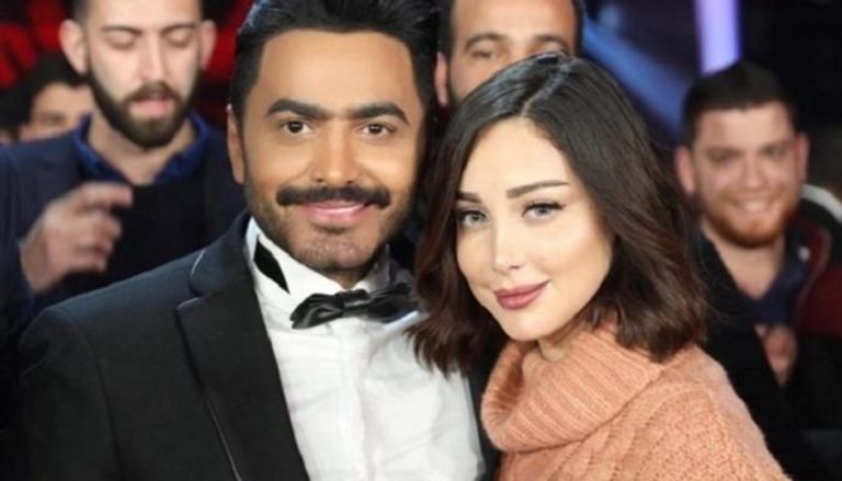 تامر حسني وجليلة بوسيل