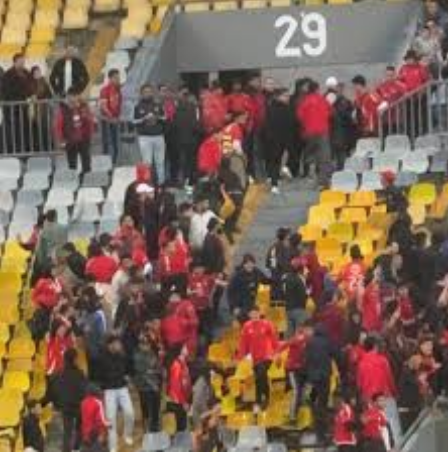 اشتباكات بين الجمهور، فيتو